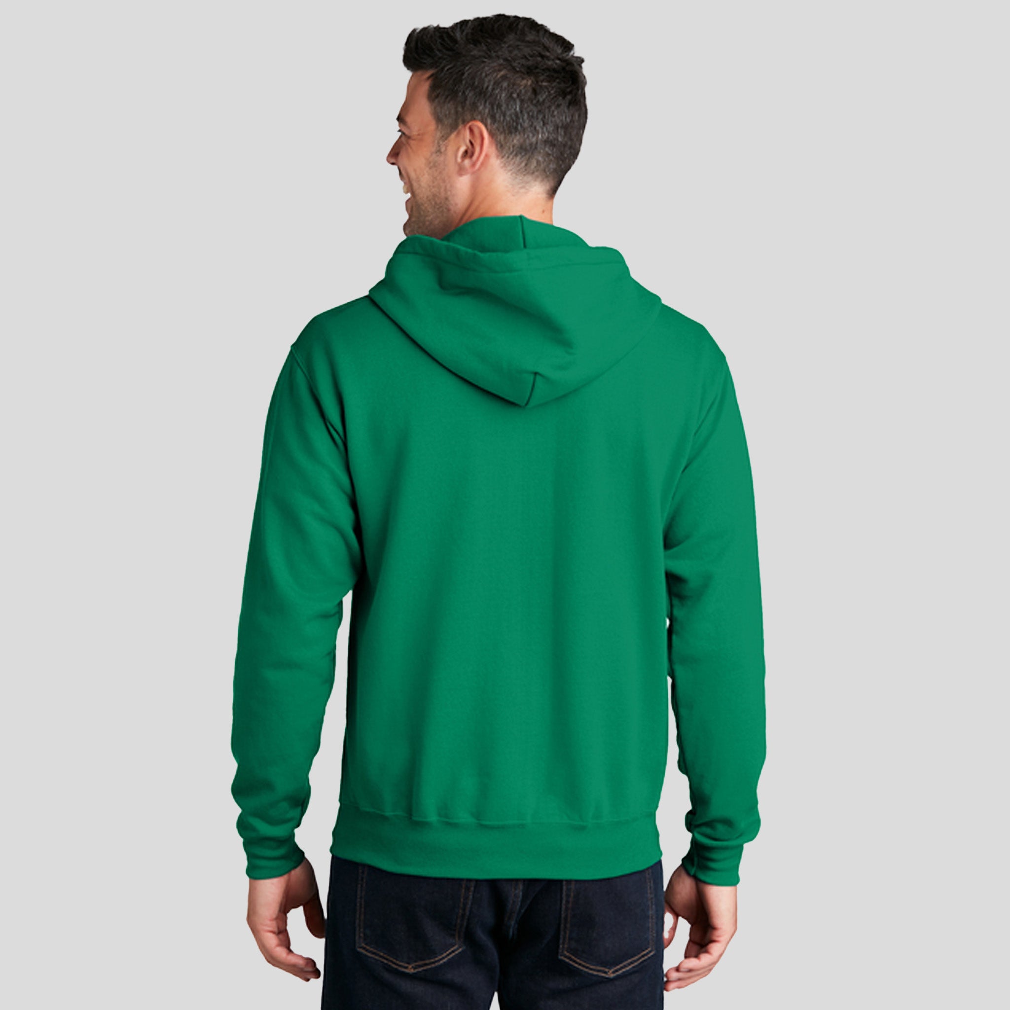 Core Fleece Full-Zip Hooded Sweatshirt | Kelly