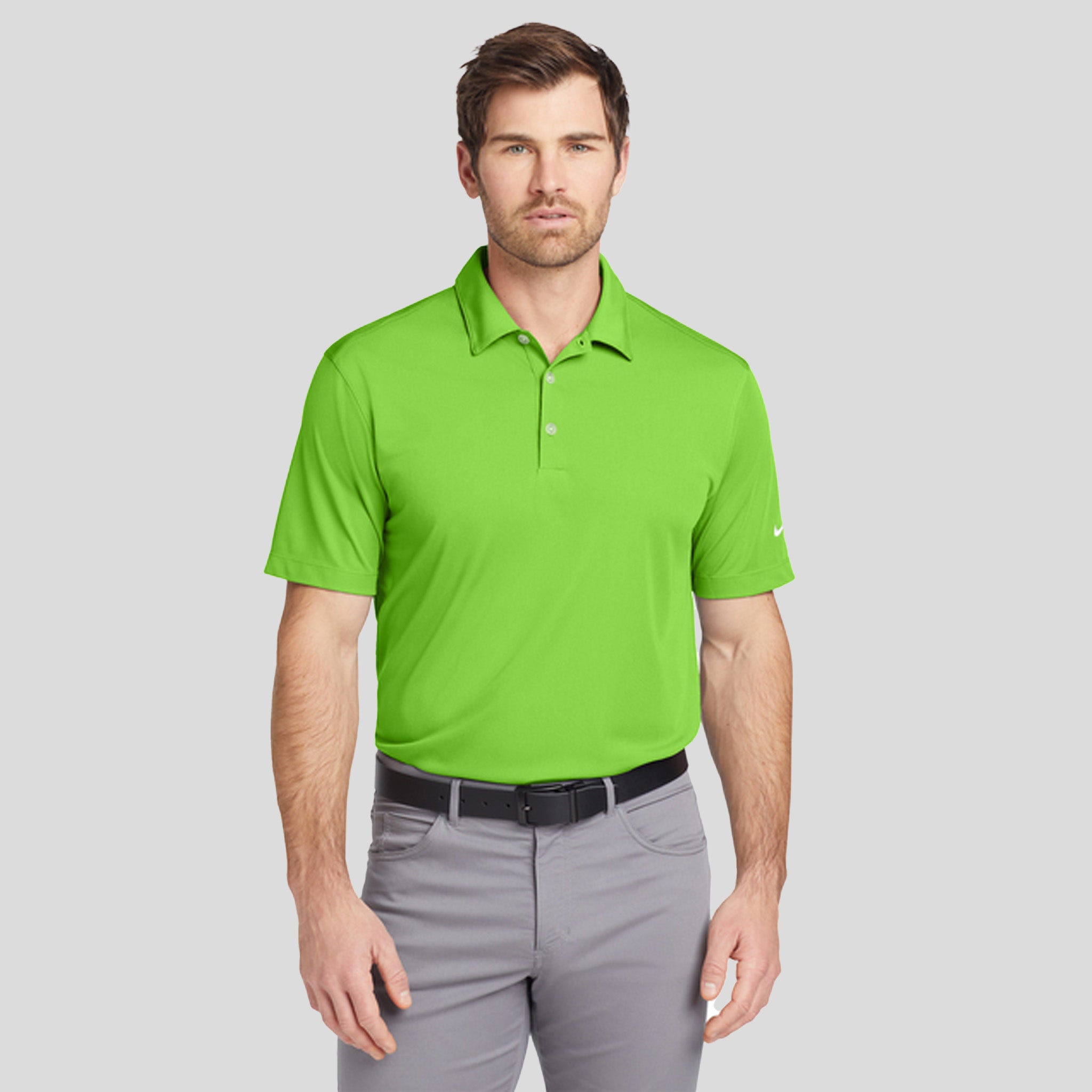 Dri-FIT Vertical Mesh Polo | Action Green