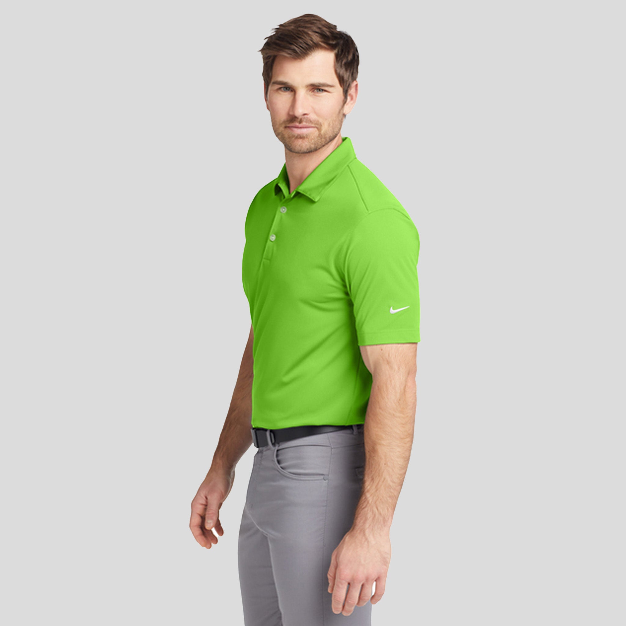 Dri-FIT Vertical Mesh Polo | Action Green