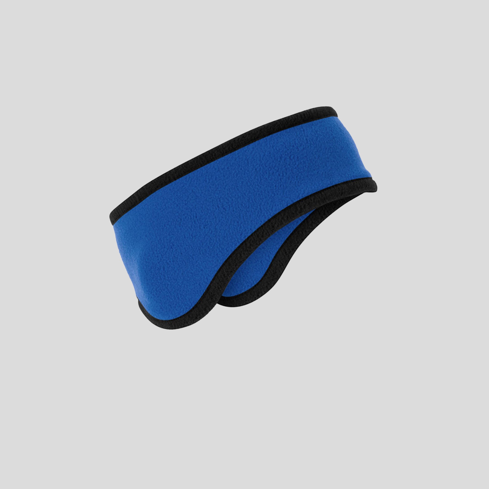 Two-Color Fleece Headband | Royal