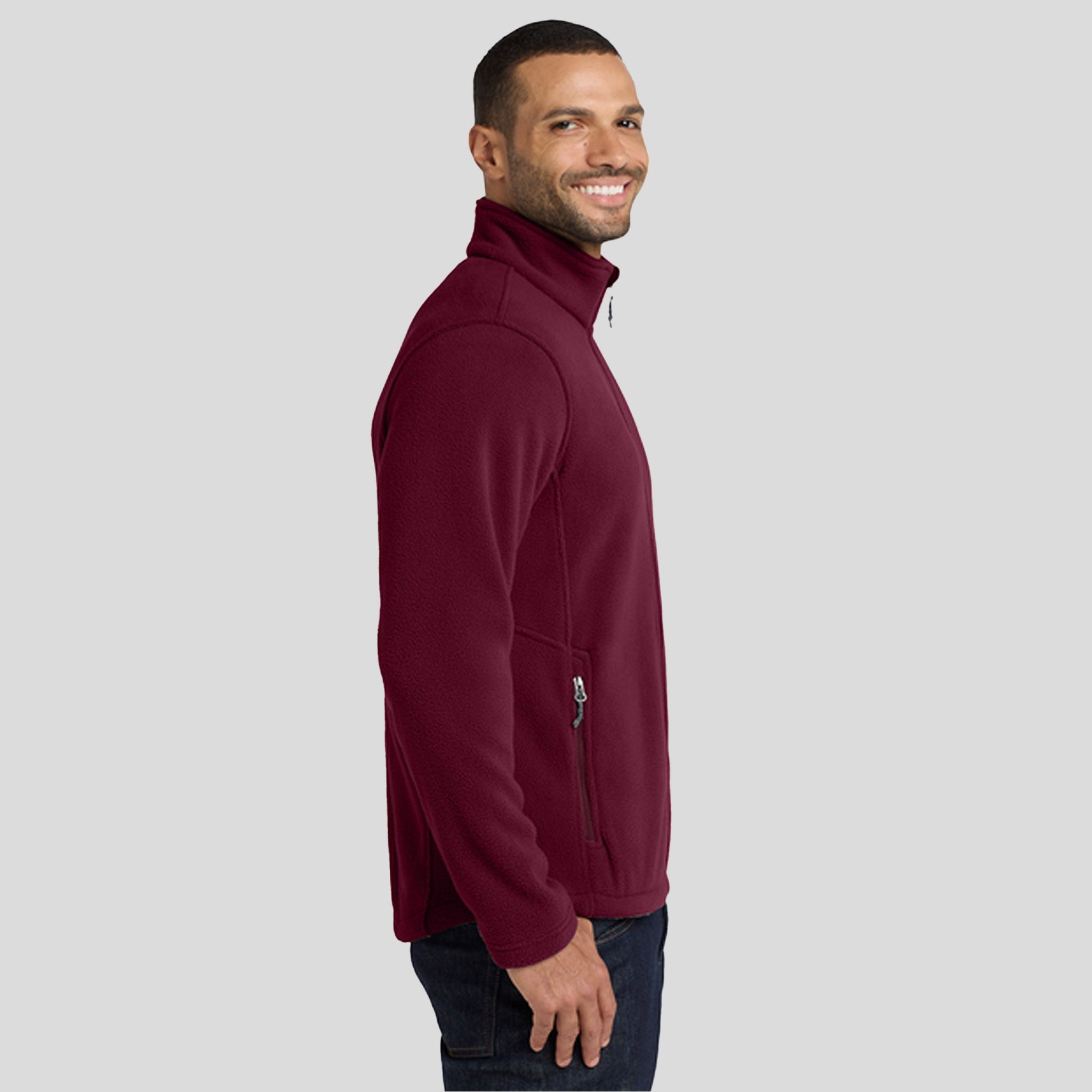 Value Fleece Jacket | Maroon