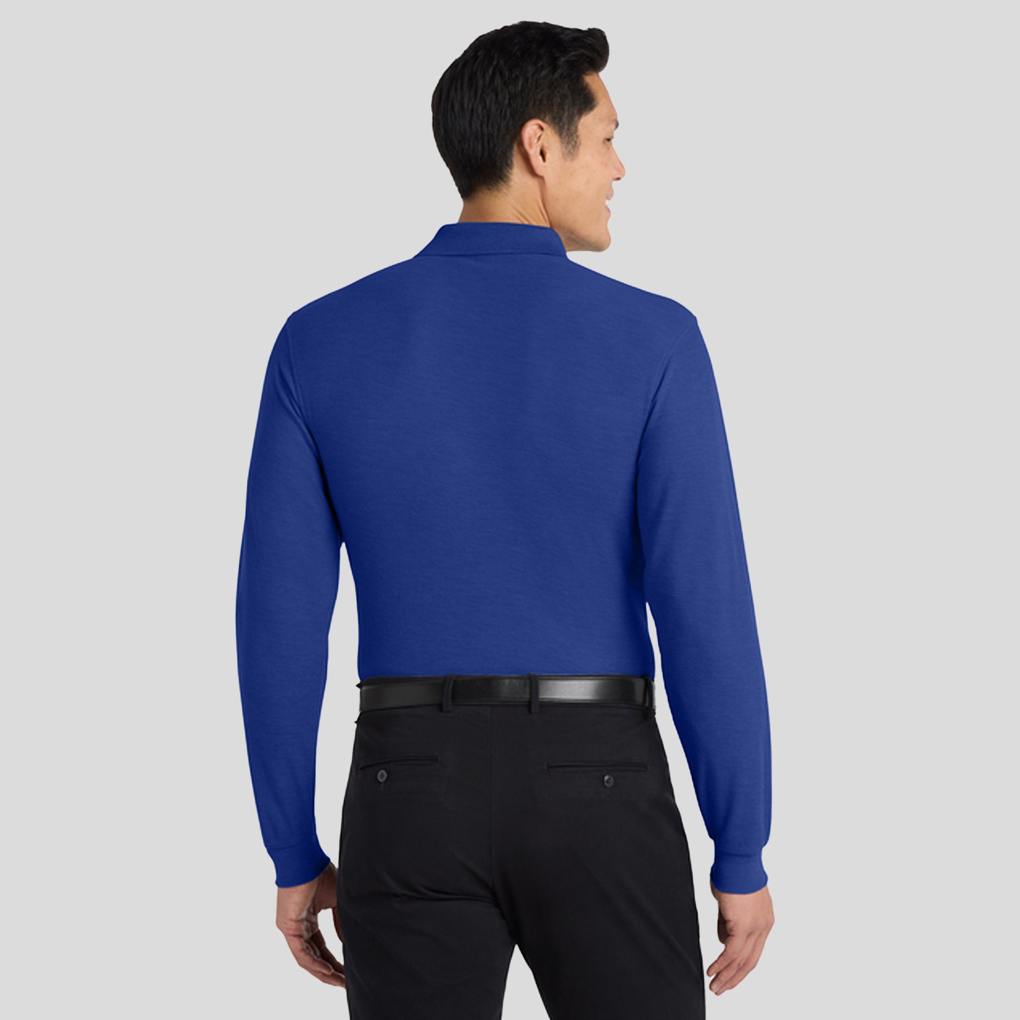 Silk Touch™ Long Sleeve Polo | Royal
