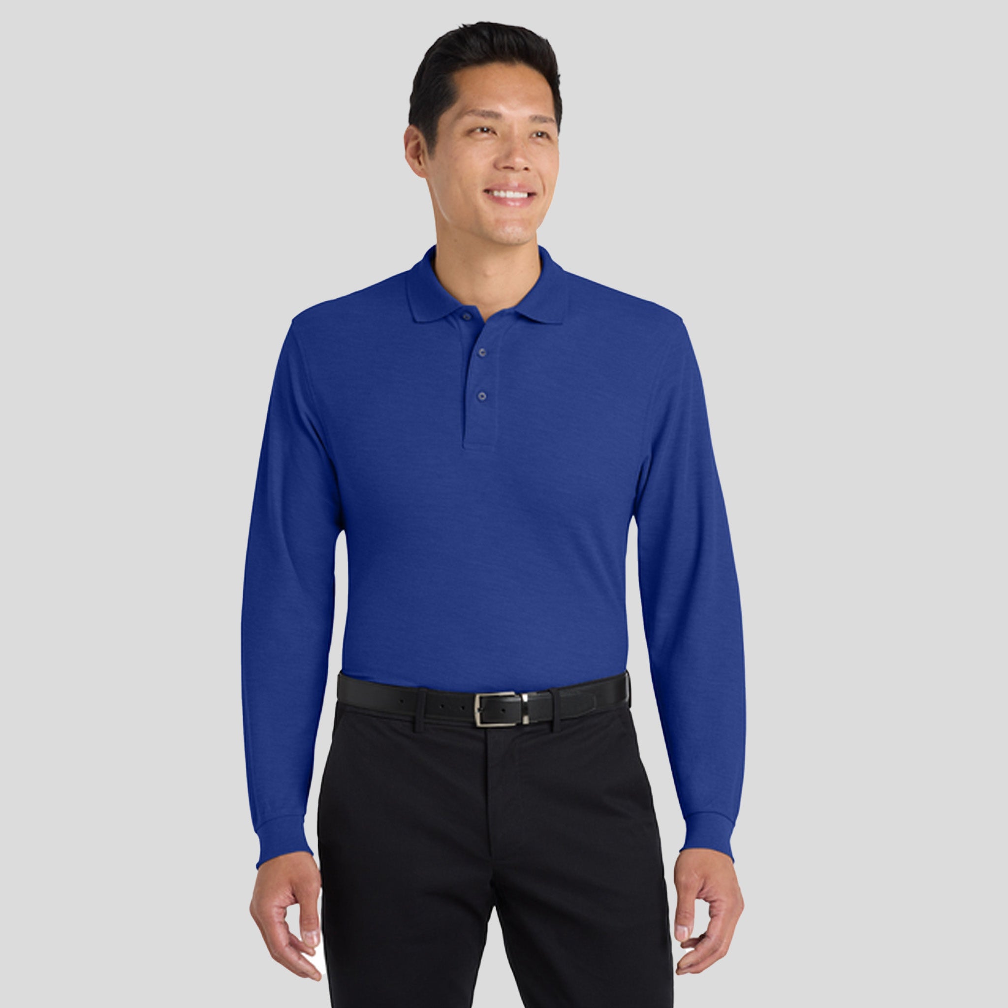 Silk Touch™ Long Sleeve Polo | Royal