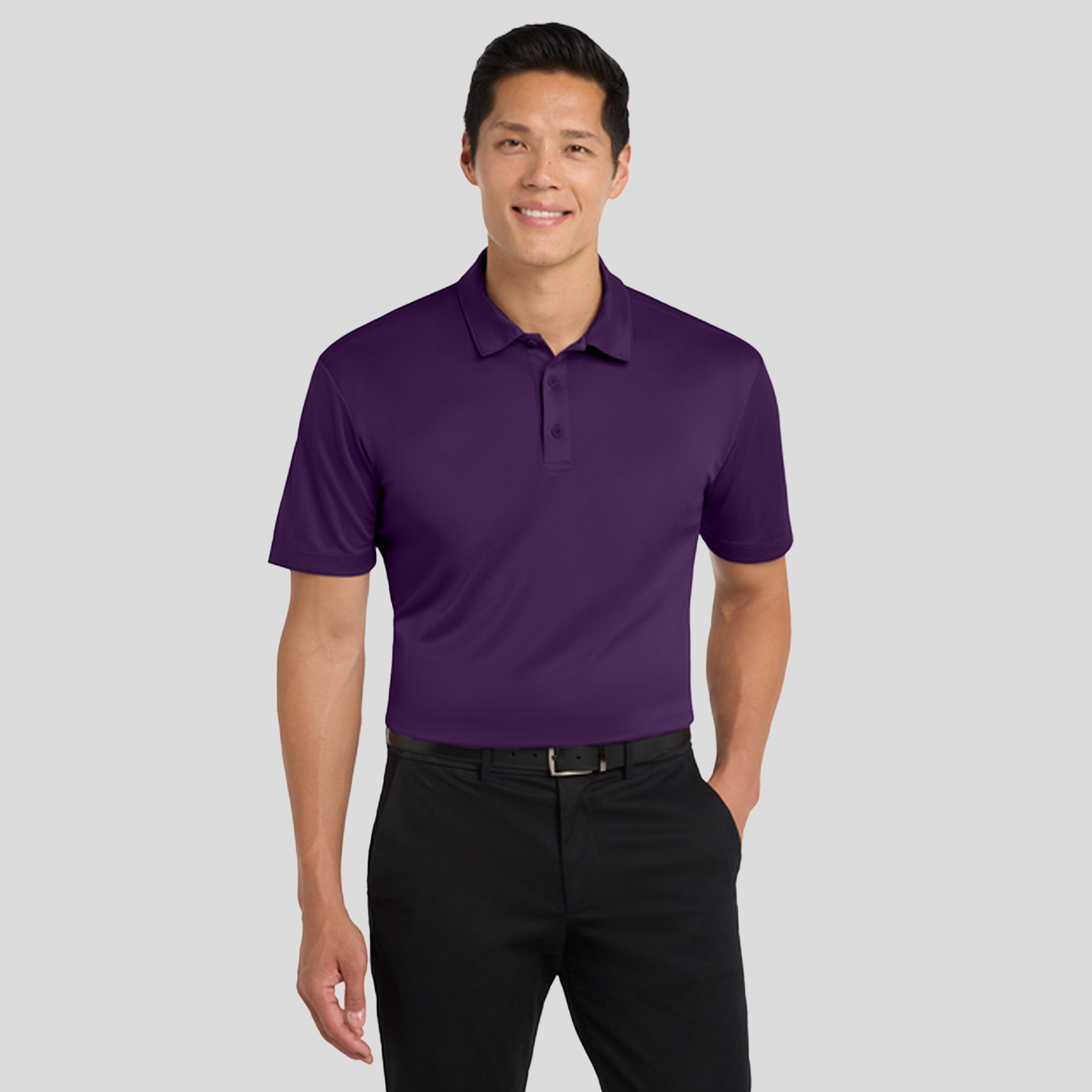 Men's Silk Touch™ Performance Polo | Bright Purple