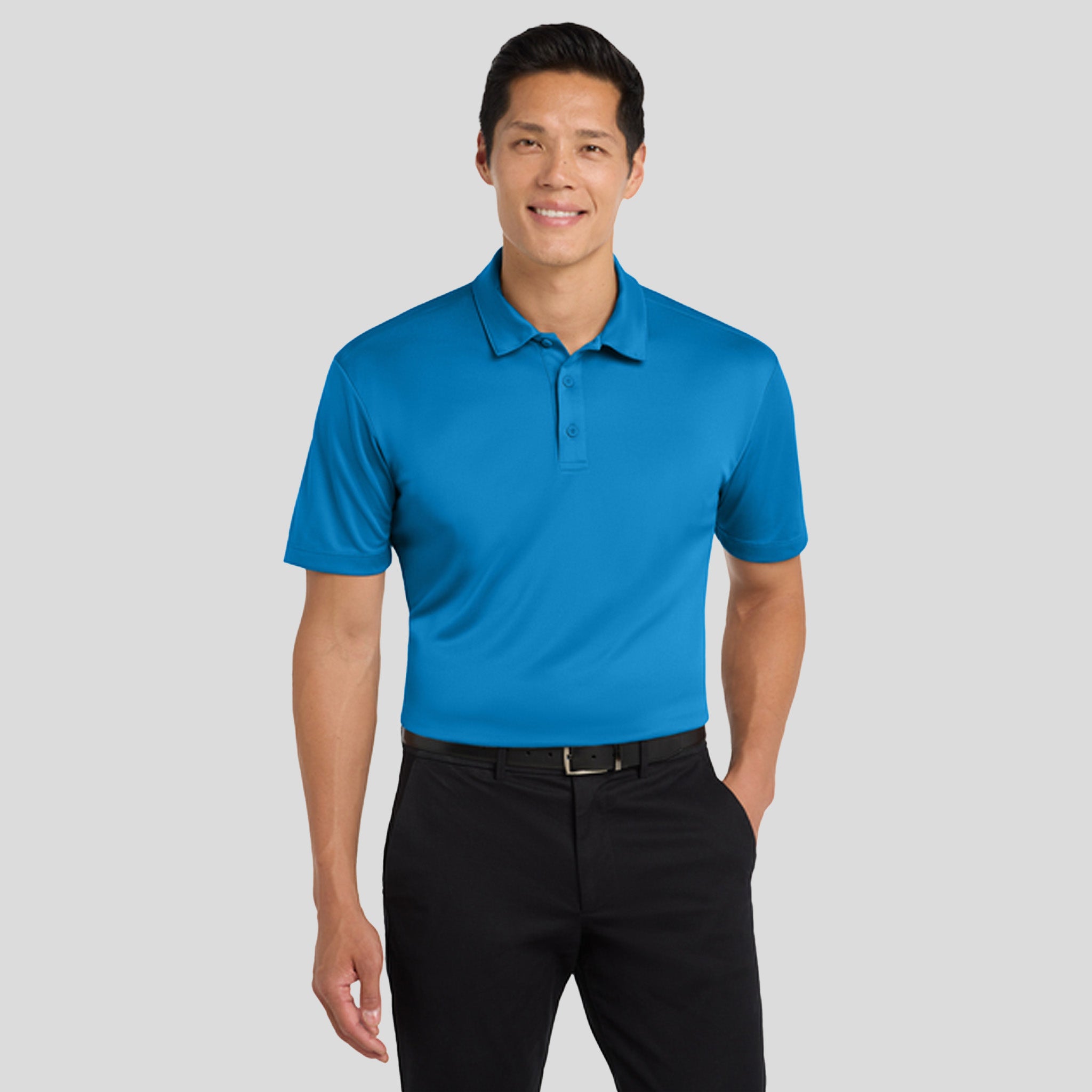 Men's Silk Touch™ Performance Polo | Brilliant Blue