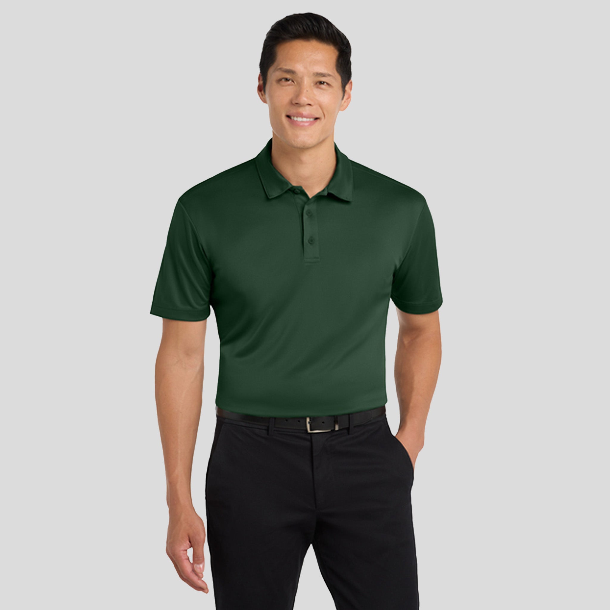 Men's Silk Touch™ Performance Polo | Dark Green
