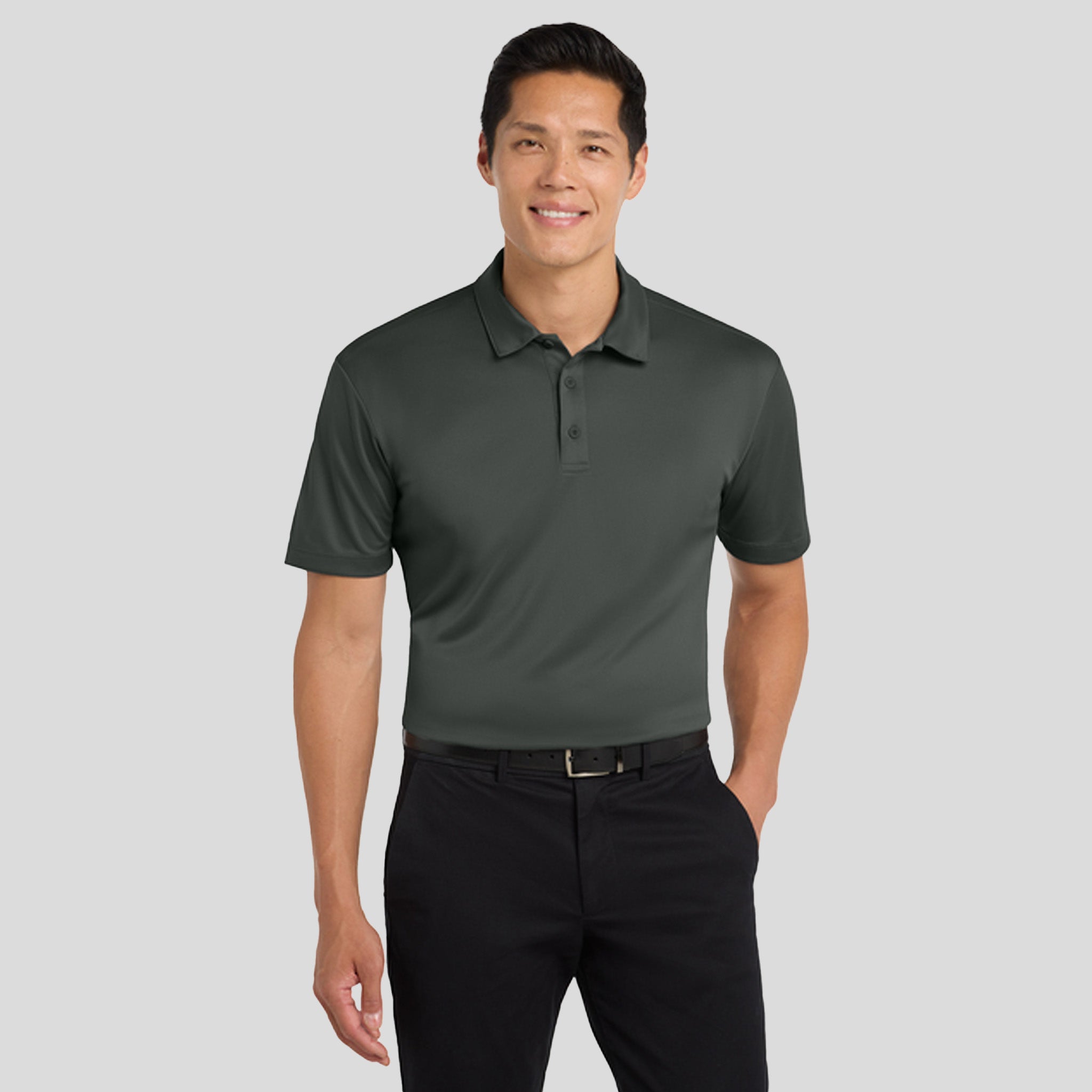 Men's Silk Touch™ Performance Polo | Steel Grey