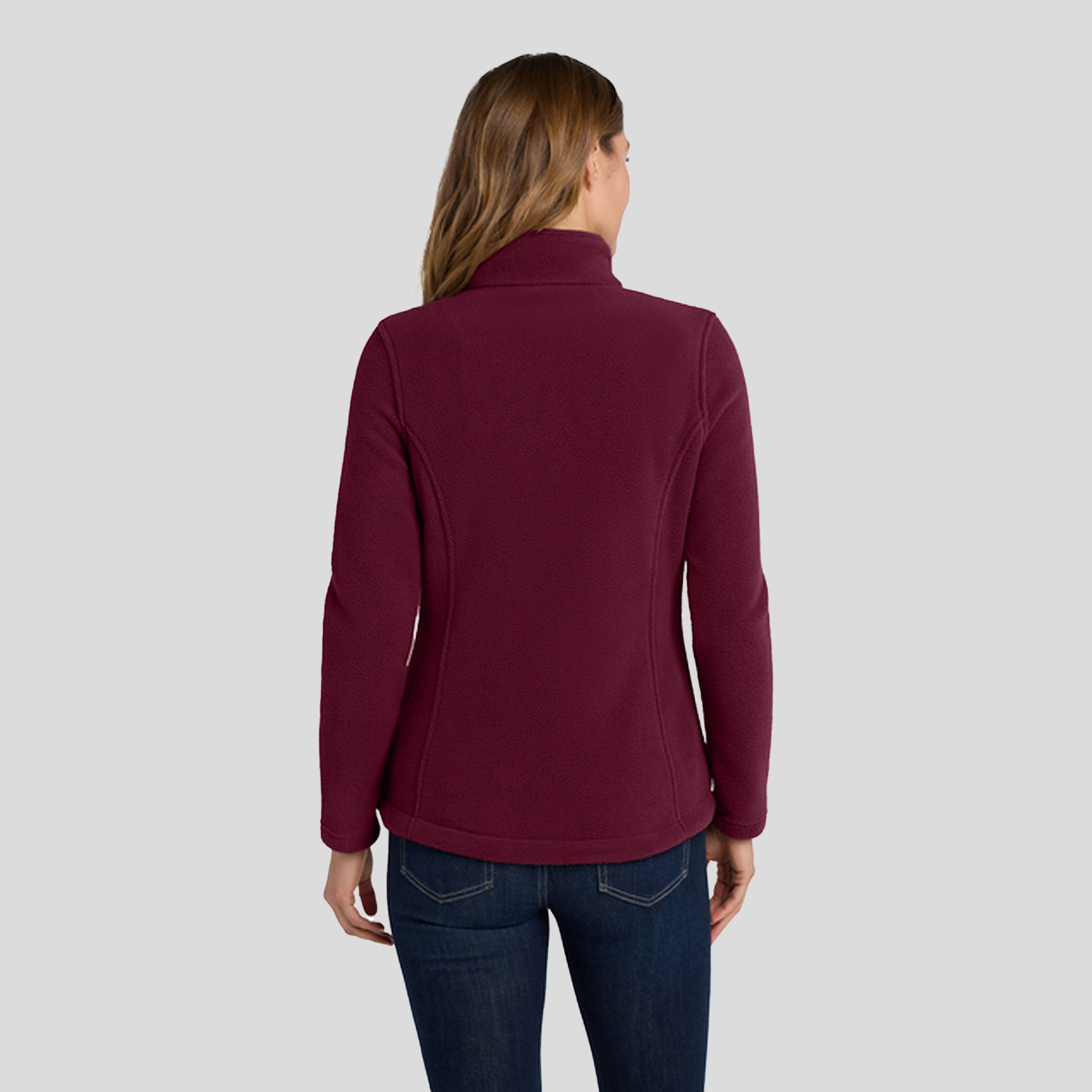 Women's Value Fleece Jacket | Maroon
