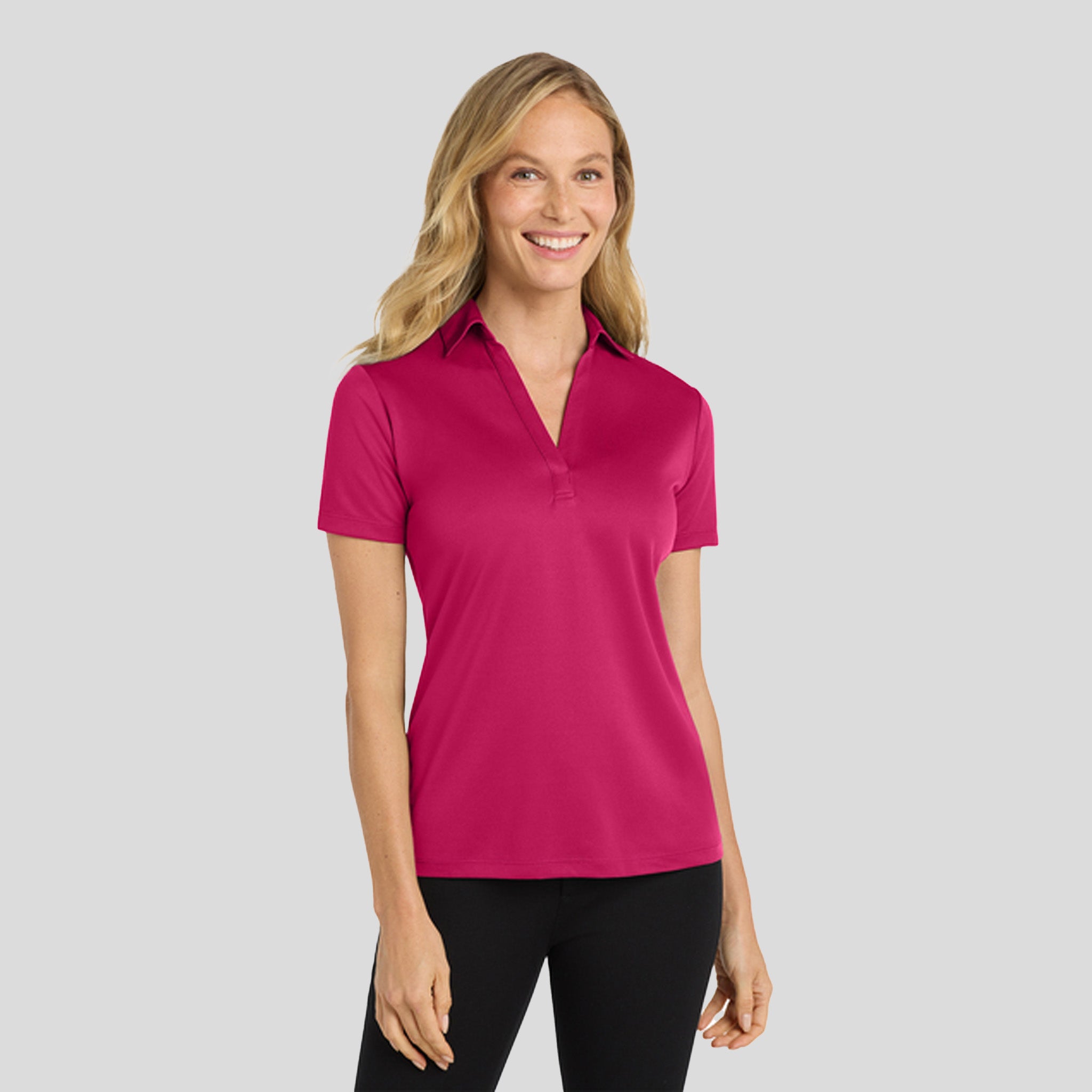 Women's Silk Touch™ Performance Polo | Pink Raspberry
