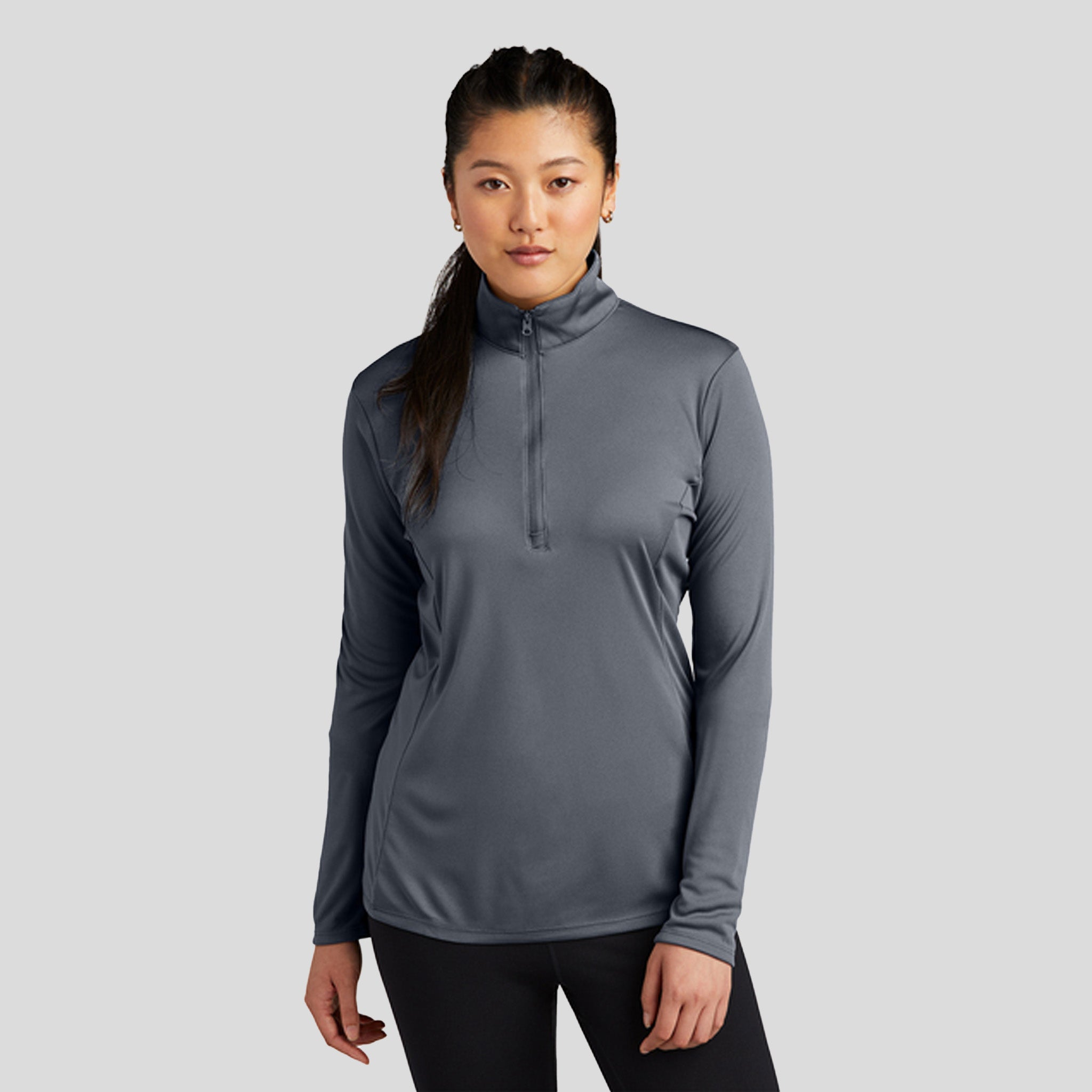 Women's PosiCharge® Competitor™ 1/4-Zip Pullover | Grey Concrete