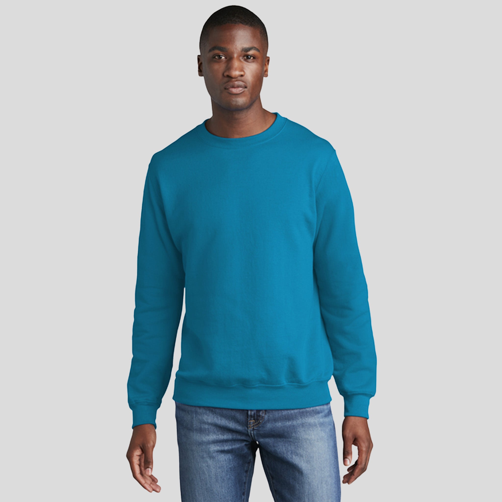 Core Fleece Crewneck Sweatshirt | Neon Blue