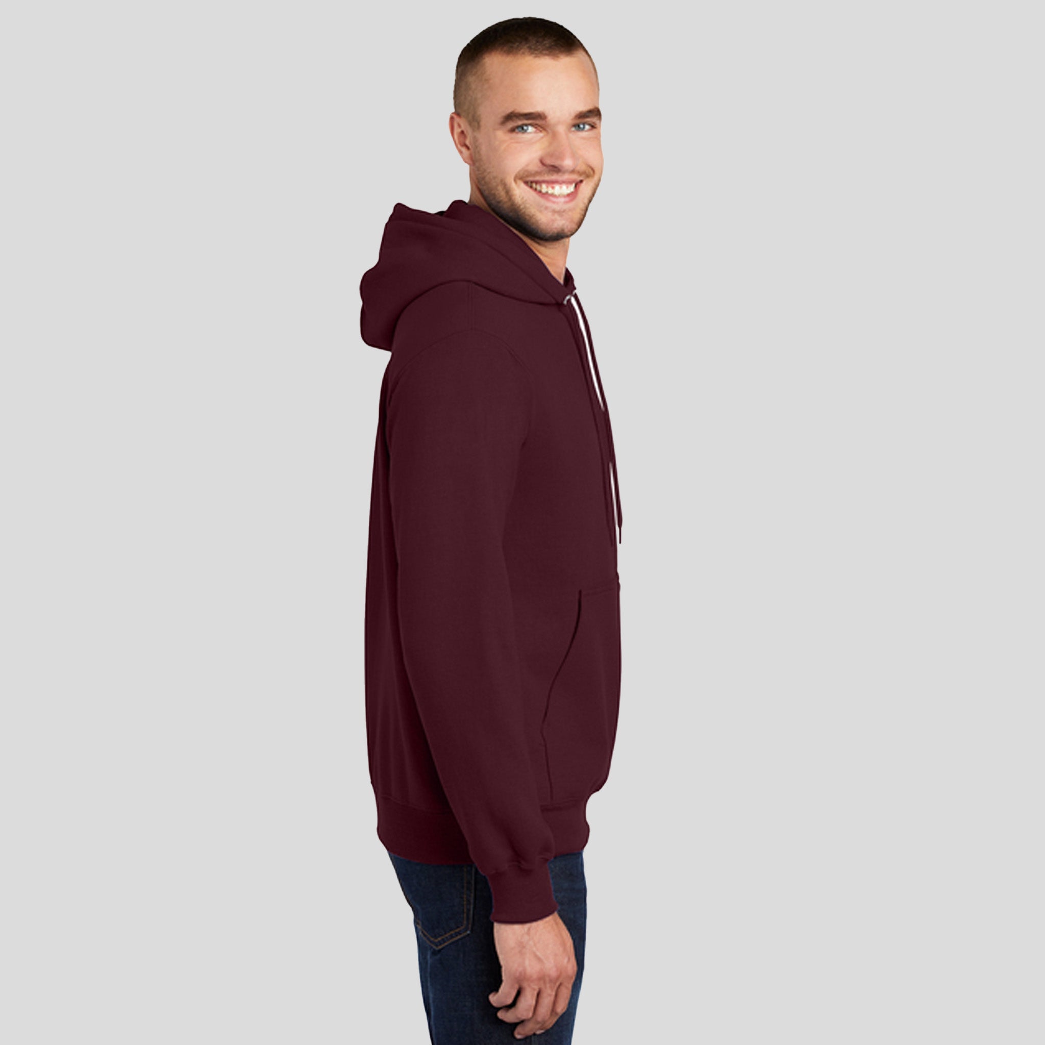 Core Fleece Pullover Hooded Sweatshirt | Maroon