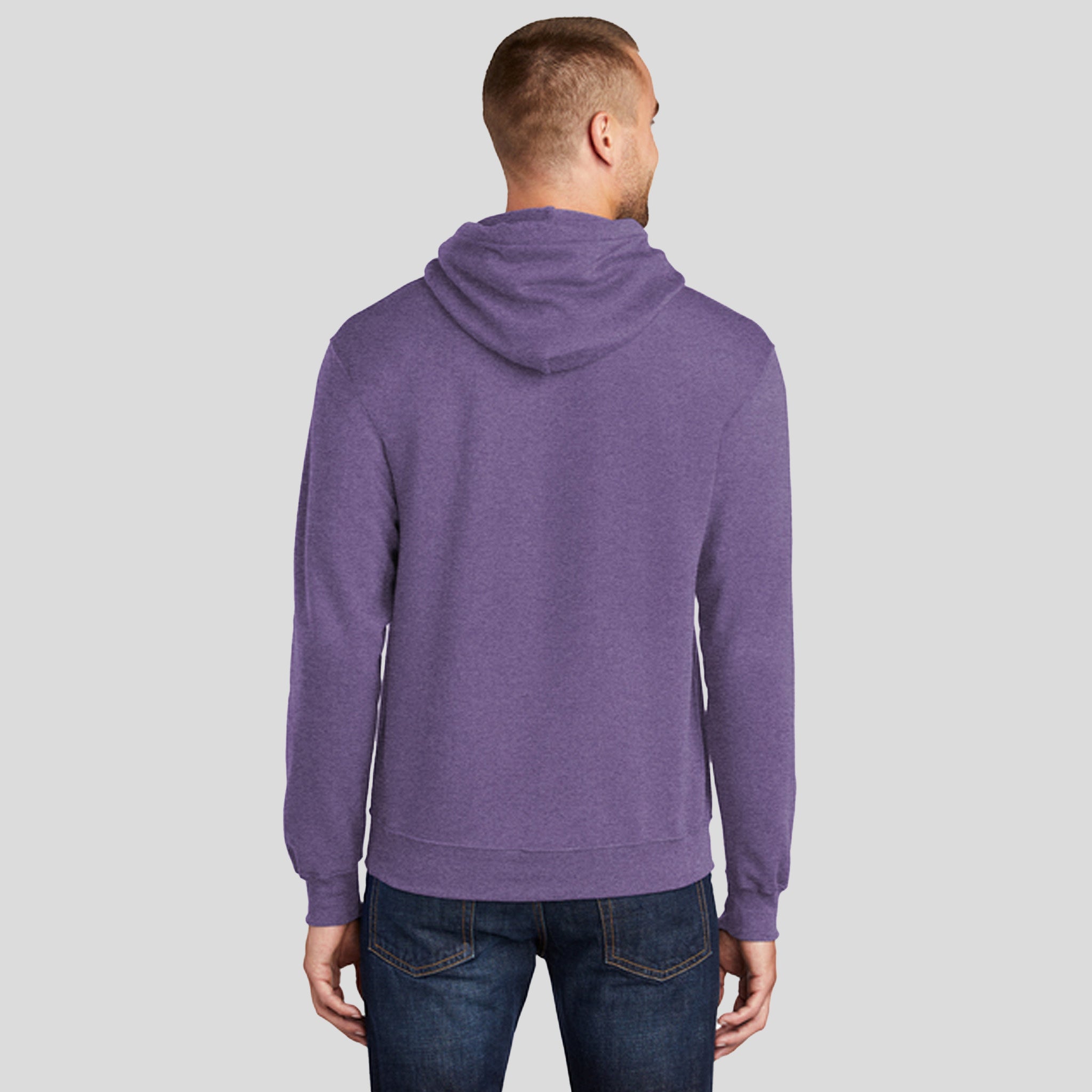 Core Fleece Pullover Hooded Sweatshirt | Heather Purple
