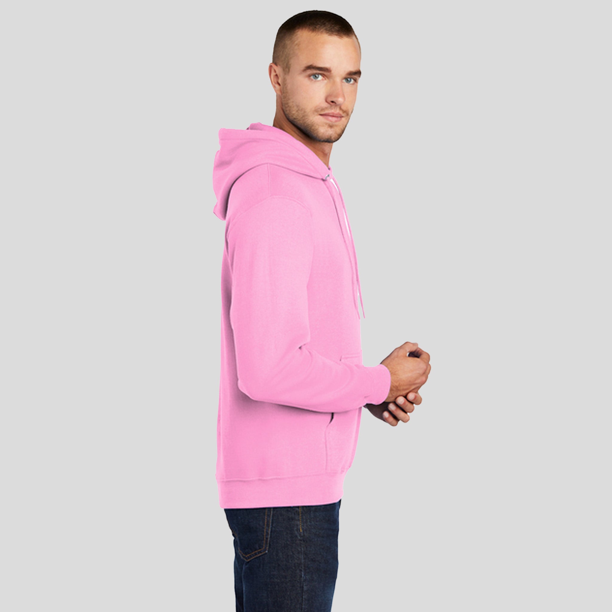 Core Fleece Pullover Hooded Sweatshirt | Candy Pink