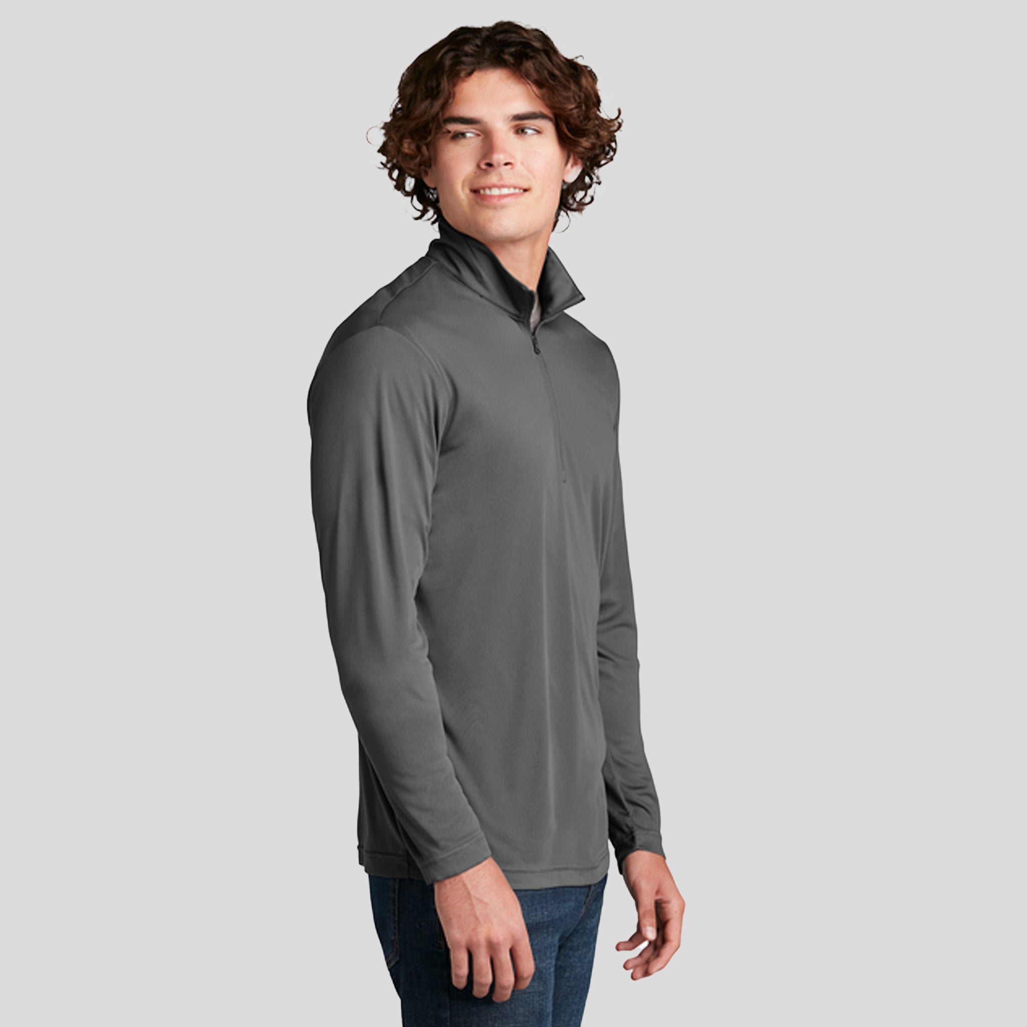 PosiCharge® Competitor™ 1/4-Zip Pullover | Iron Grey