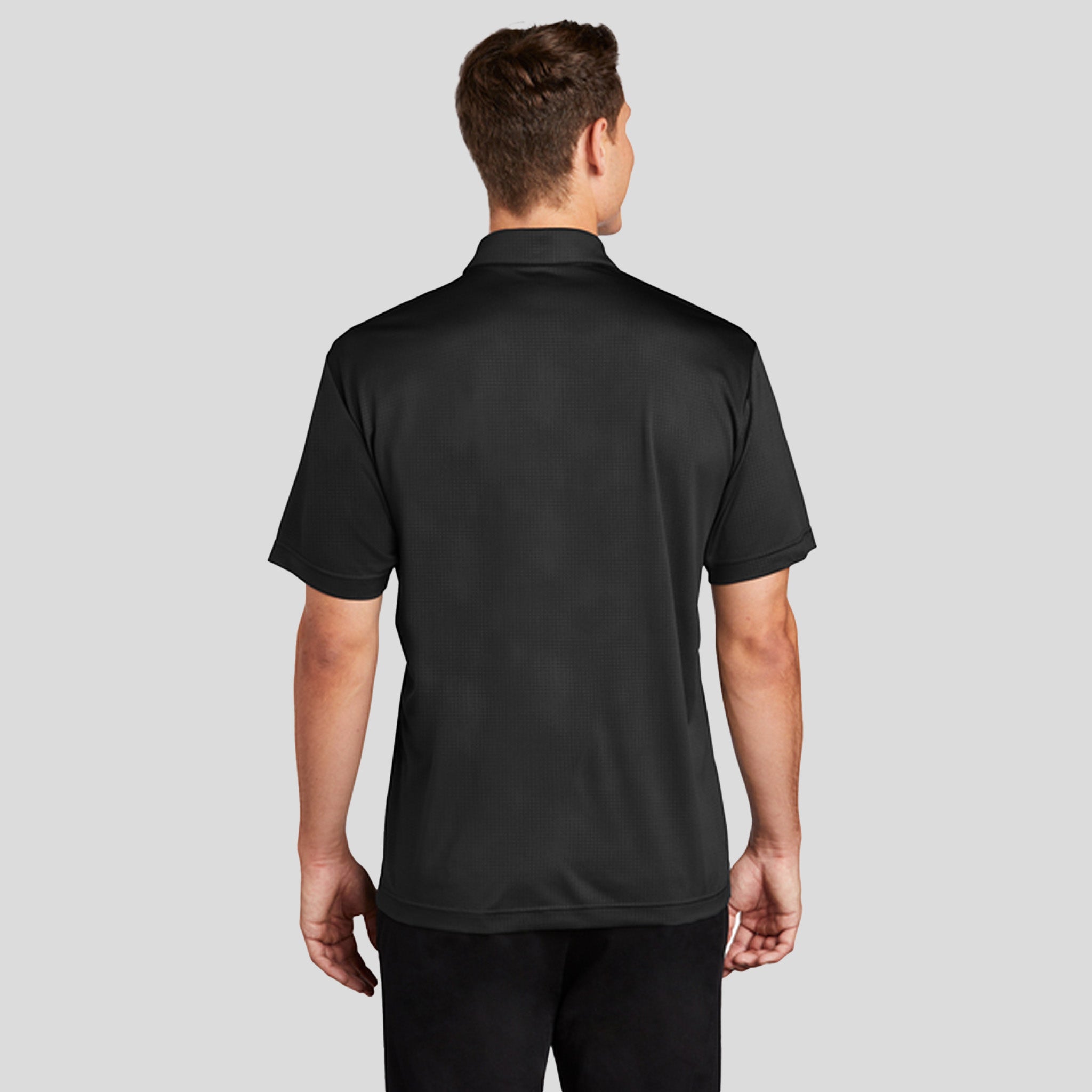 Embossed PosiCharge® Tough Polo® | Black