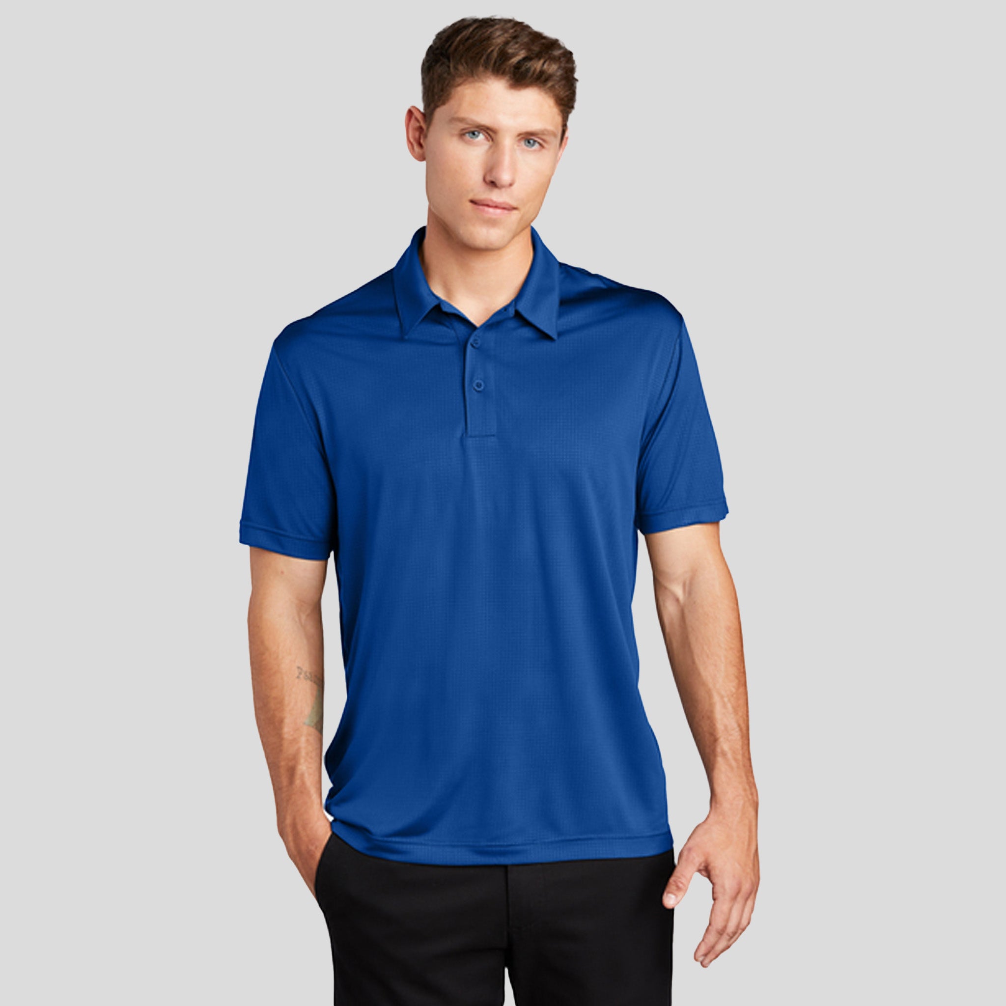 Embossed PosiCharge® Tough Polo® | True Royal