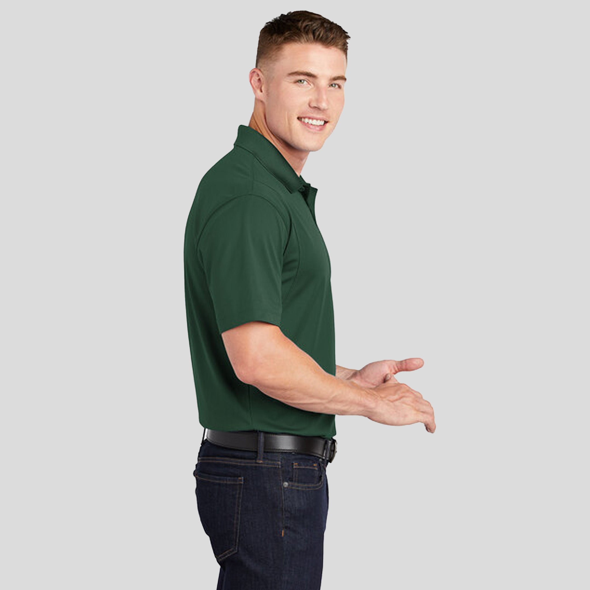 Micropique Sport-Wick® Polo | Forest Green