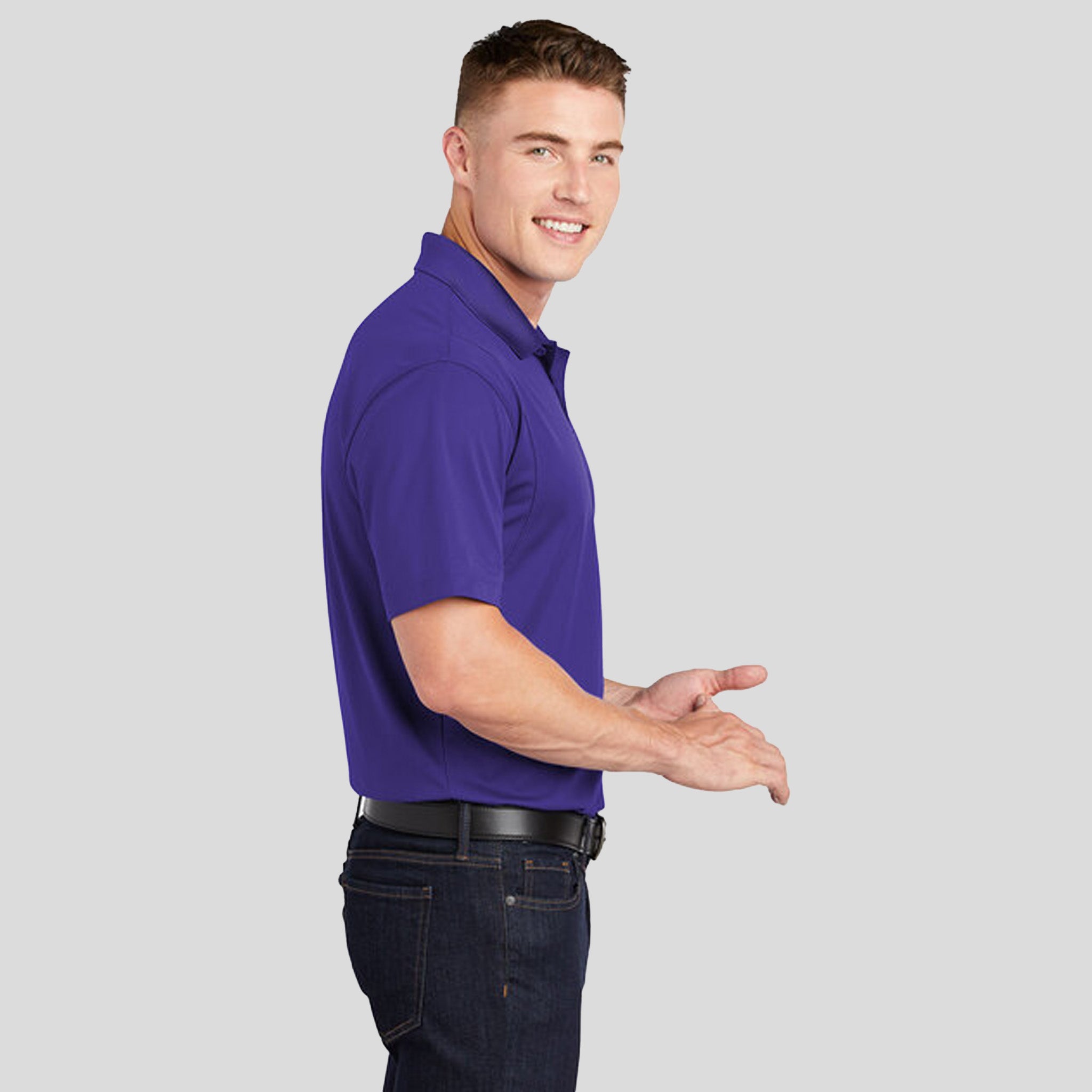 Micropique Sport-Wick® Polo | Purple