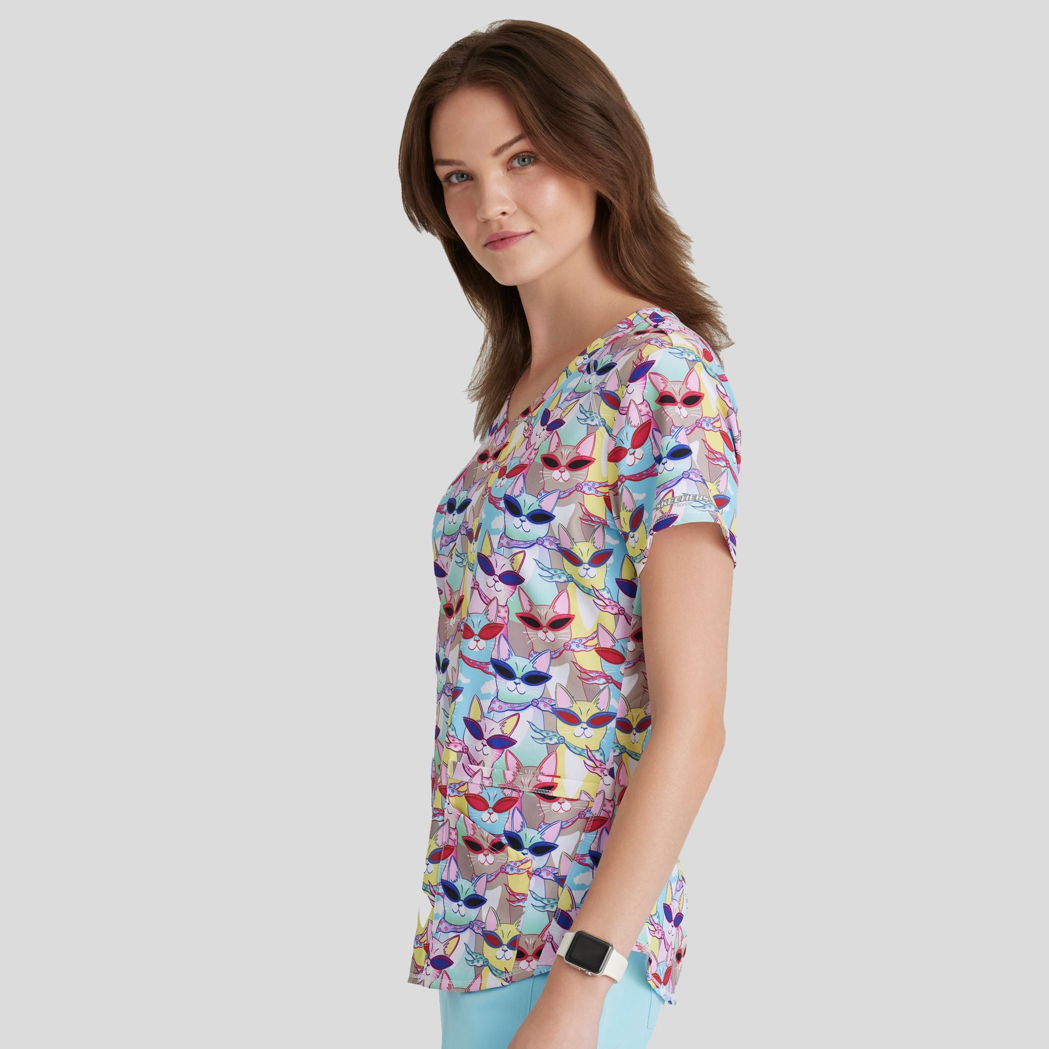 Essence Print Top | Windy Kitty