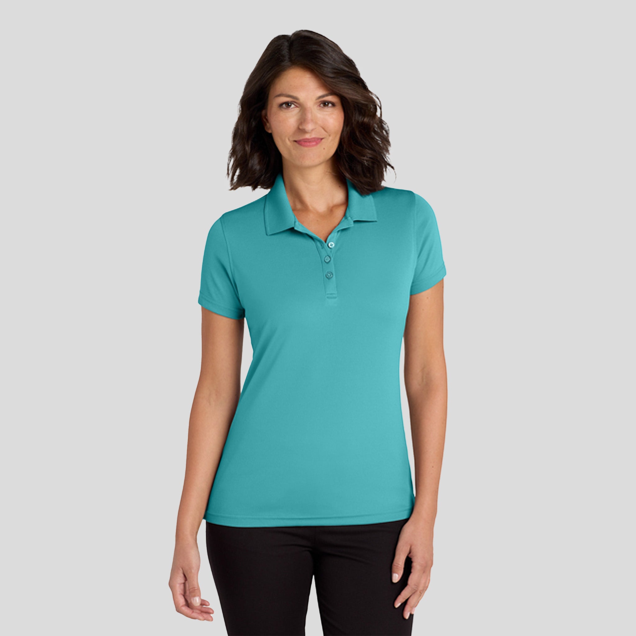Women's Dry Zone® UV Micro-Mesh Polo | Aquamarine