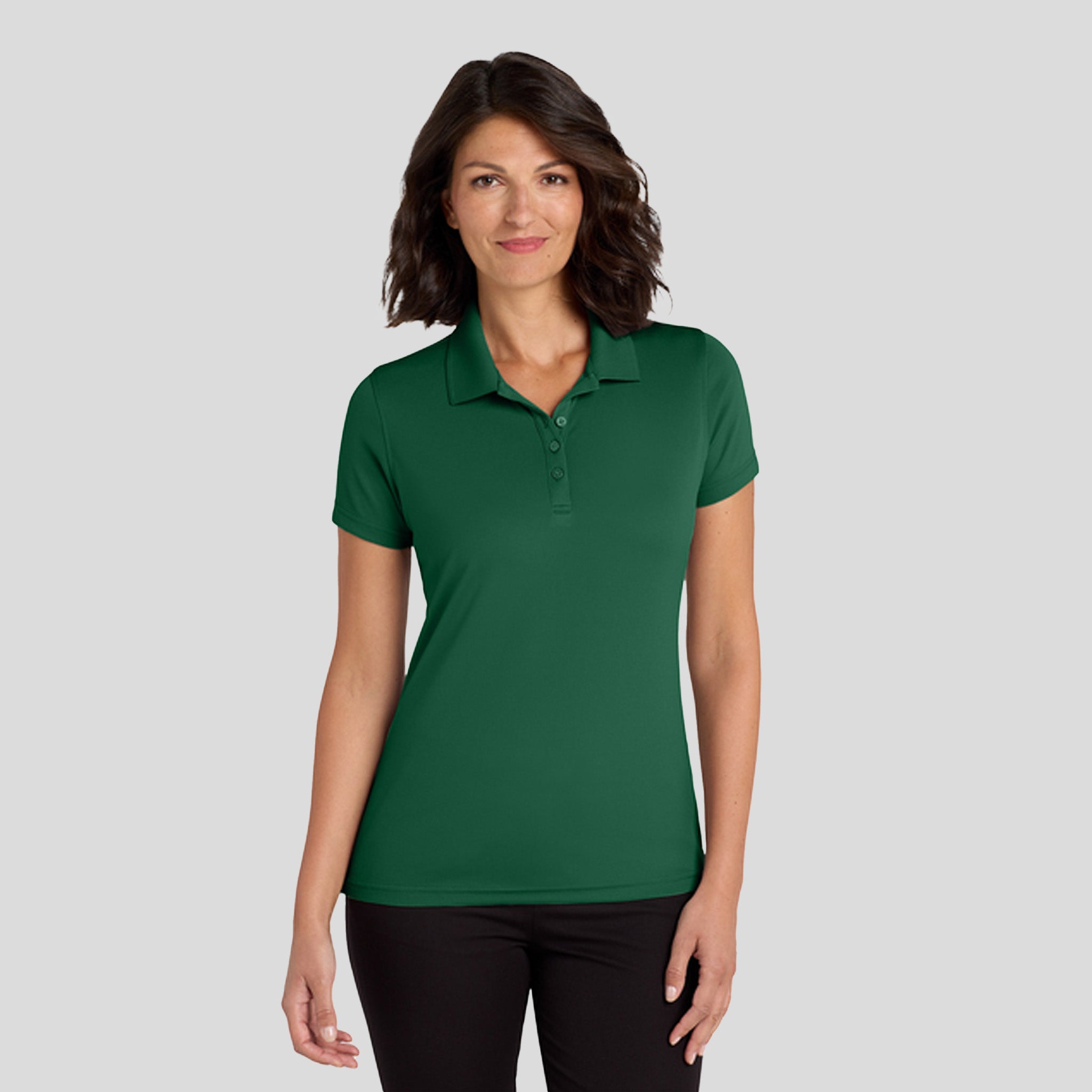 Women's Dry Zone® UV Micro-Mesh Polo | Deep Forest Green