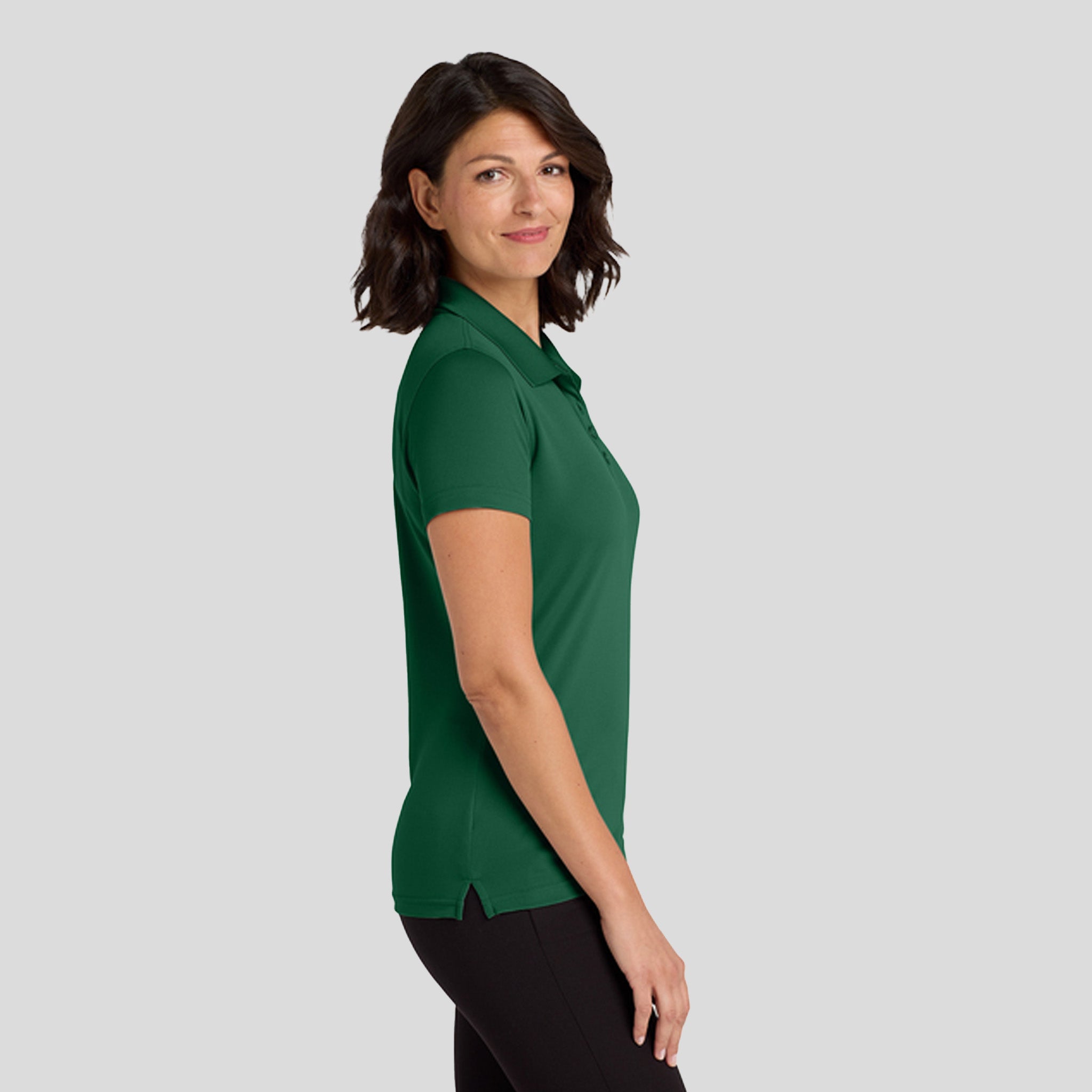 Women's Dry Zone® UV Micro-Mesh Polo | Deep Forest Green