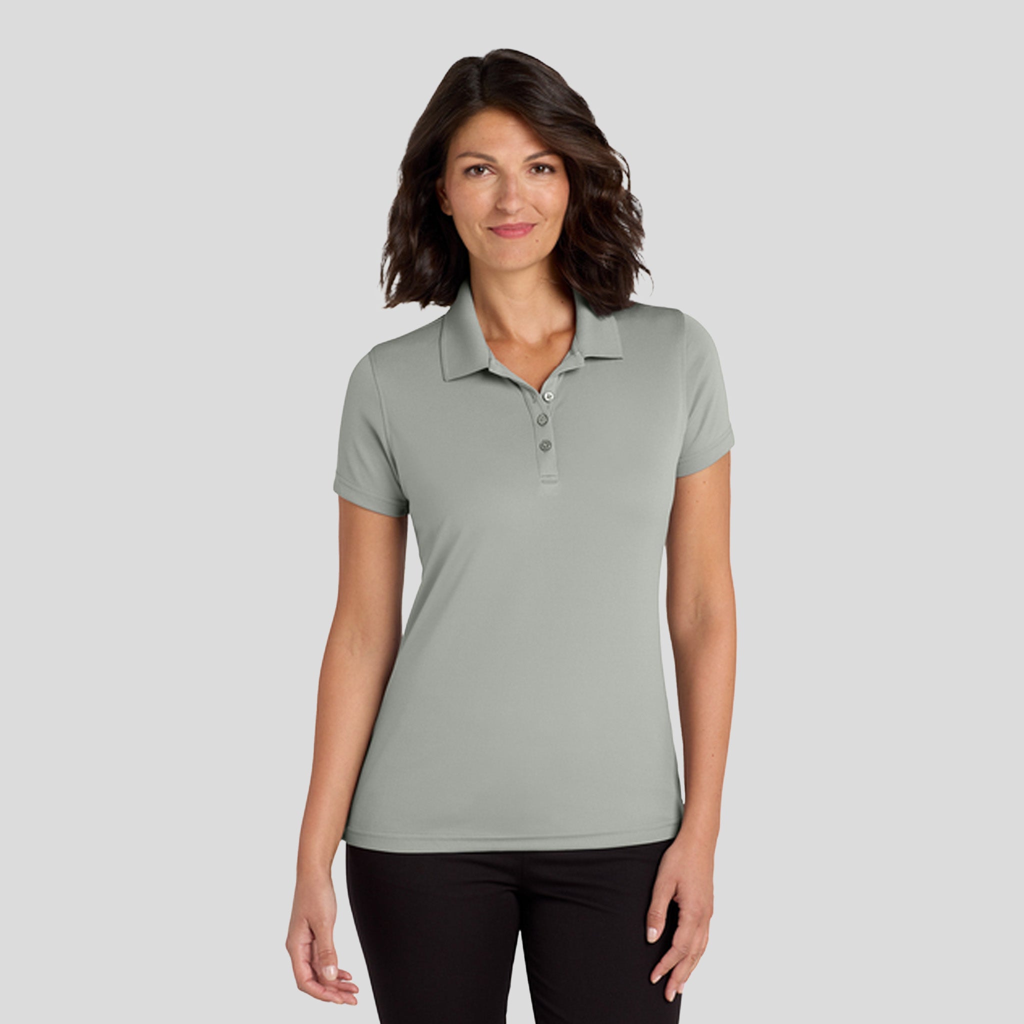 Women's Dry Zone® UV Micro-Mesh Polo | Gusty Grey