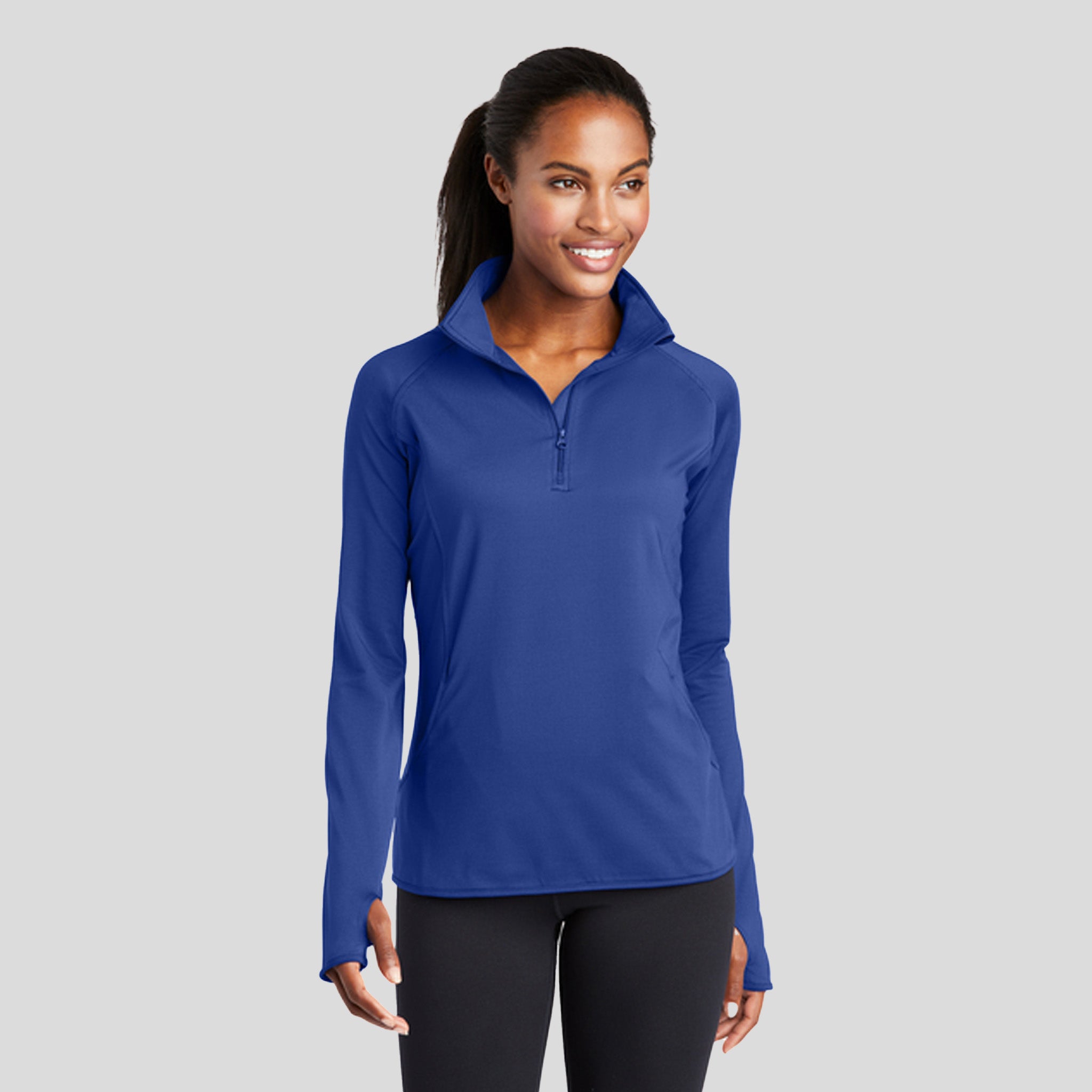 Women's Sport-Wick® Stretch 1/4-Zip Pullover | Royal