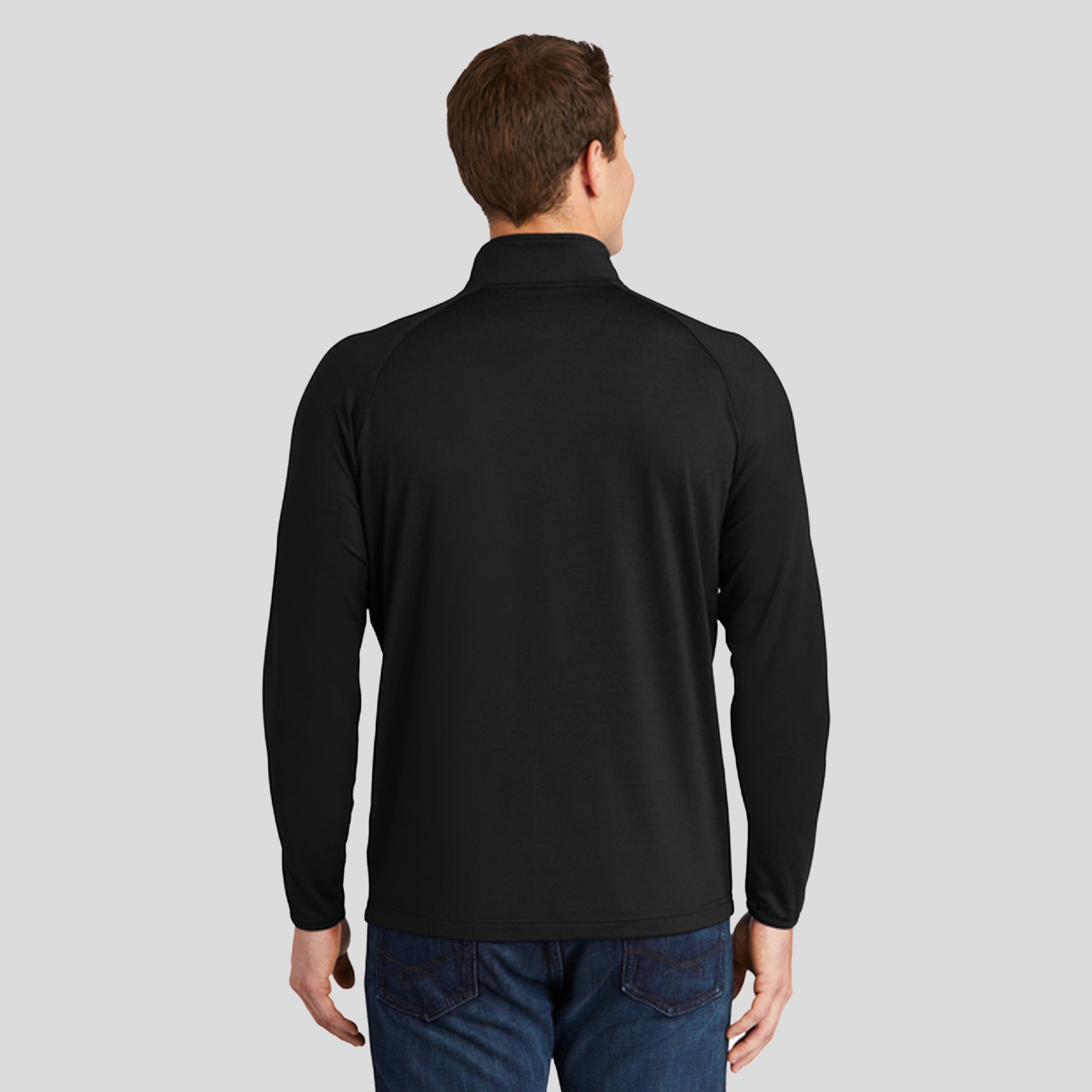 Sport-Wick® Stretch 1/4-Zip Pullover | Black