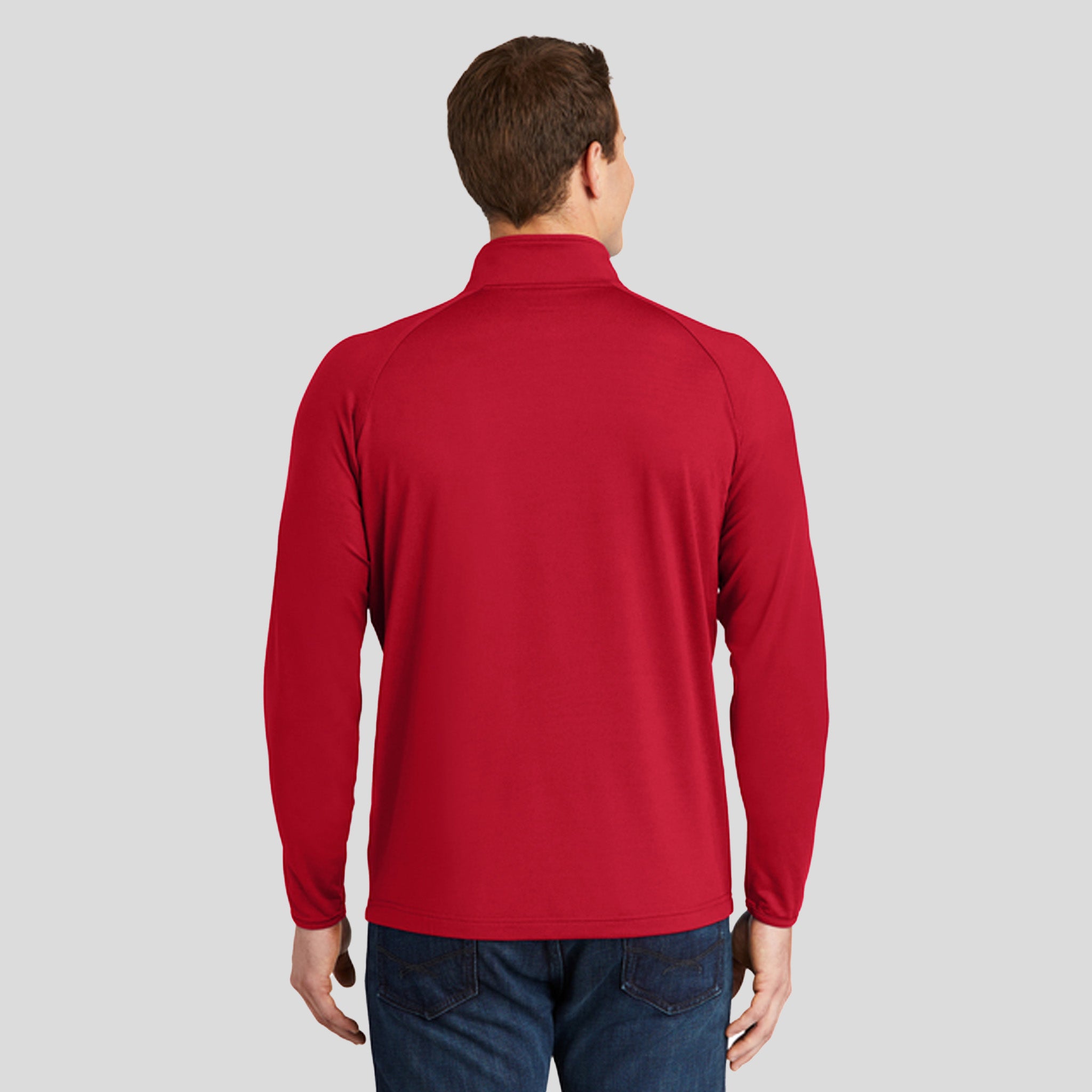 Sport-Wick® Stretch 1/4-Zip Pullover | True Red