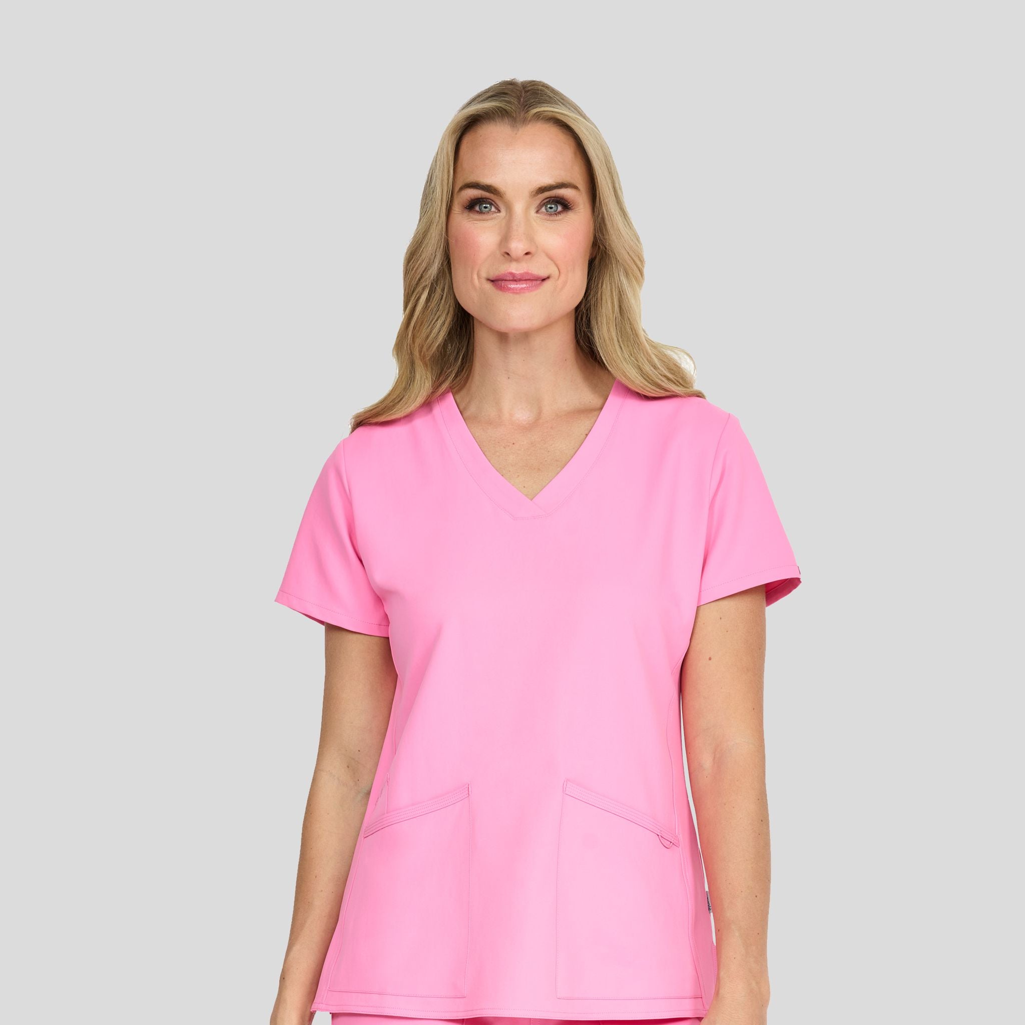 Focus V-Neck Top | Pink Lemonade