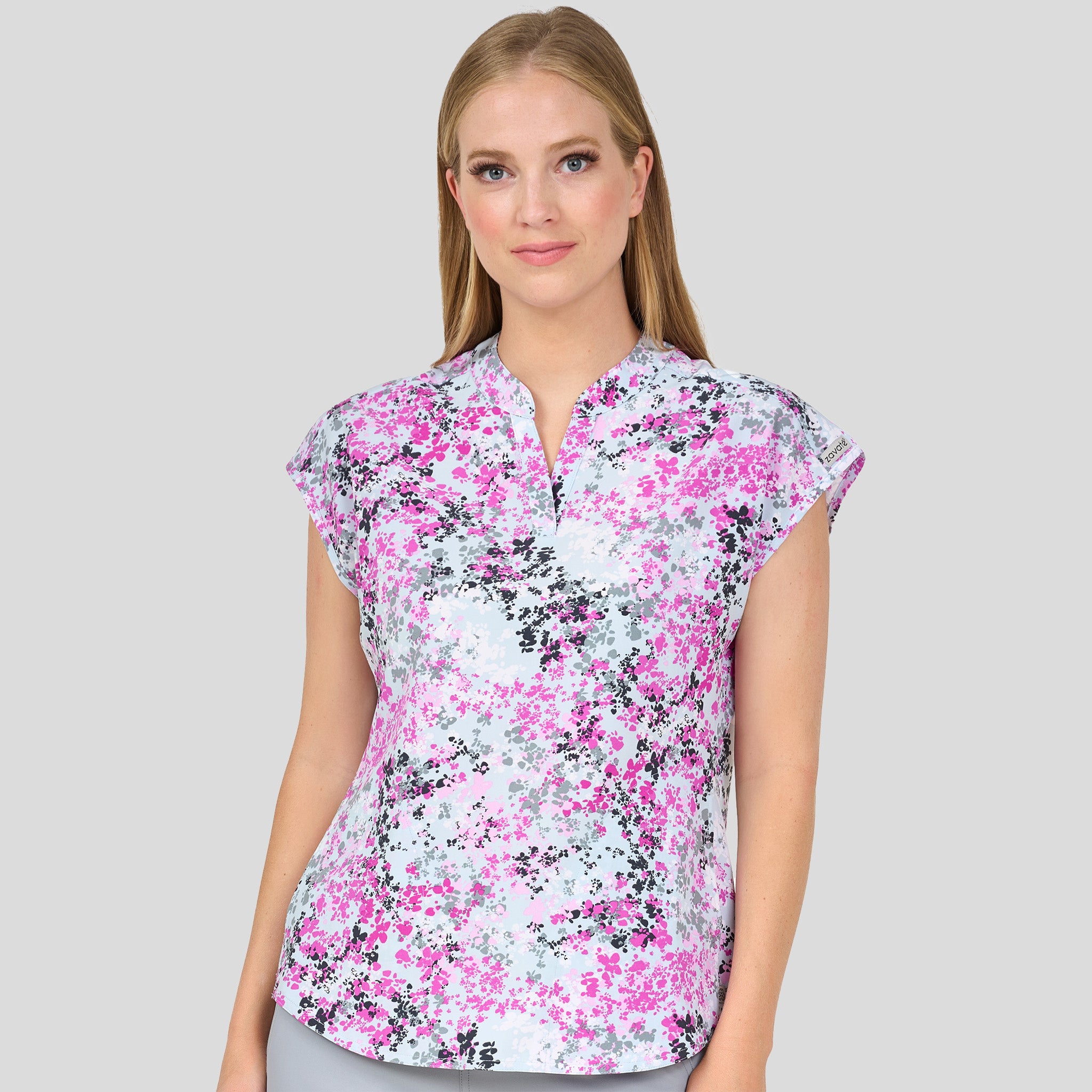 Diana Print Top | Whispering Greys